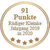 91 Punkte - Rüdiger Kleinke Jahrgang 2019 in 2020