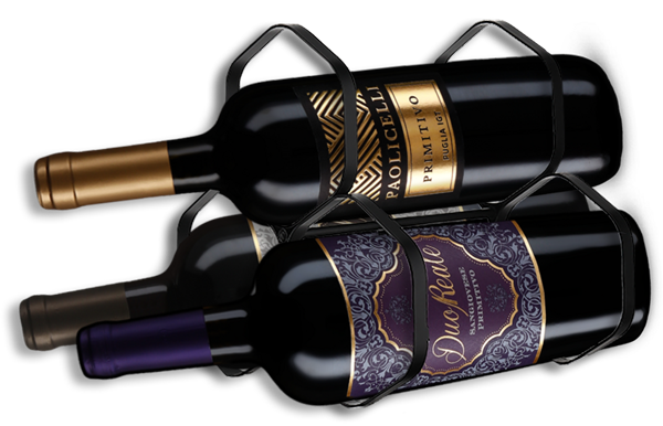 Vicampo Primitivo Lieblinge Design-Weinregal