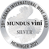 Auszeichnung Mundus Vini Silver 2021