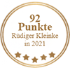 92 Punkte - Rüdiger Kleinke in 2021