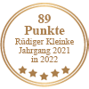 89 Punkte - Rüdiger Kleinke Jahrgang 2021 in 2022