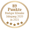 89 Punkte - Rüdiger Kleinke Jahrgang 2020 in 2021
