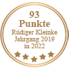 93 Punkte - Rüdiger Kleinke Jahrgang 2019 in 2022